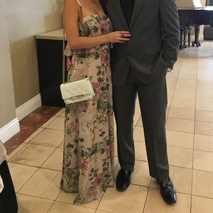 Lavender Floral Maxi Dress